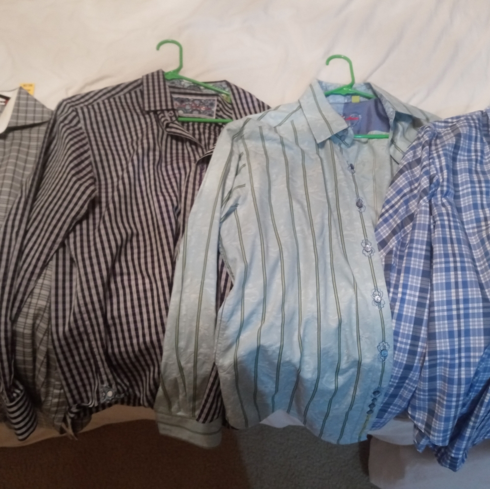 4 Robert Graham Shirts